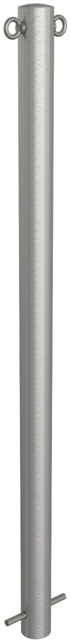 Schake Stâlp de protecție, Ø 60 mm, oțel inoxidabil, fix, cu închidere, pentru betonare, cod 4062+2