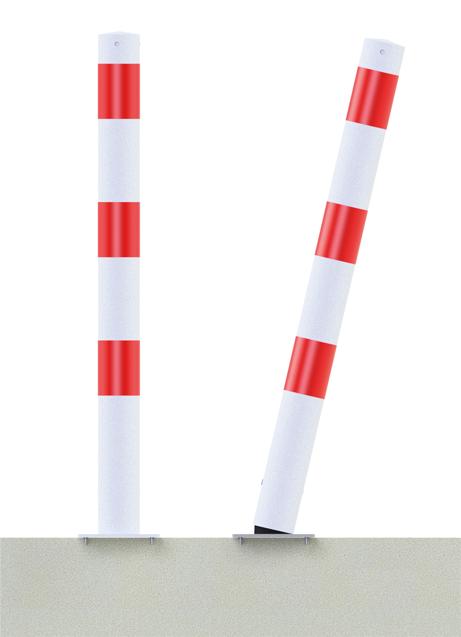 Schake Stâlp de protecție, Ø 76 × 2,6 mm, oțel zincat la cald, fix, cod 4076P