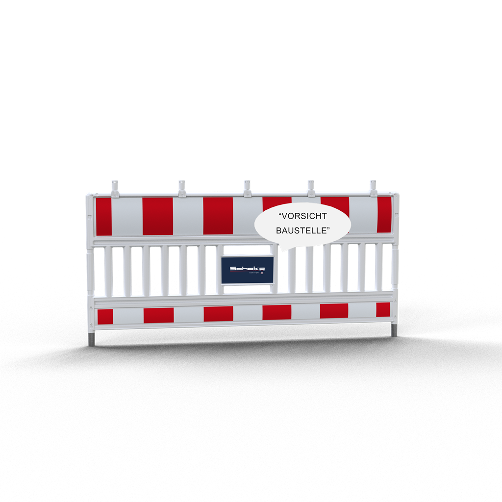 Schake Bandă tactilă de protecție, tip ULTRA, 2 m, plastic, roșu/alb, cod 33620KA-BF