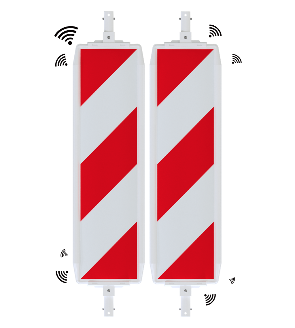 Schake Panou de semnalizare rutieră, tip RA2/B, Ø 42 mm, cod 36NOXLL-RFID