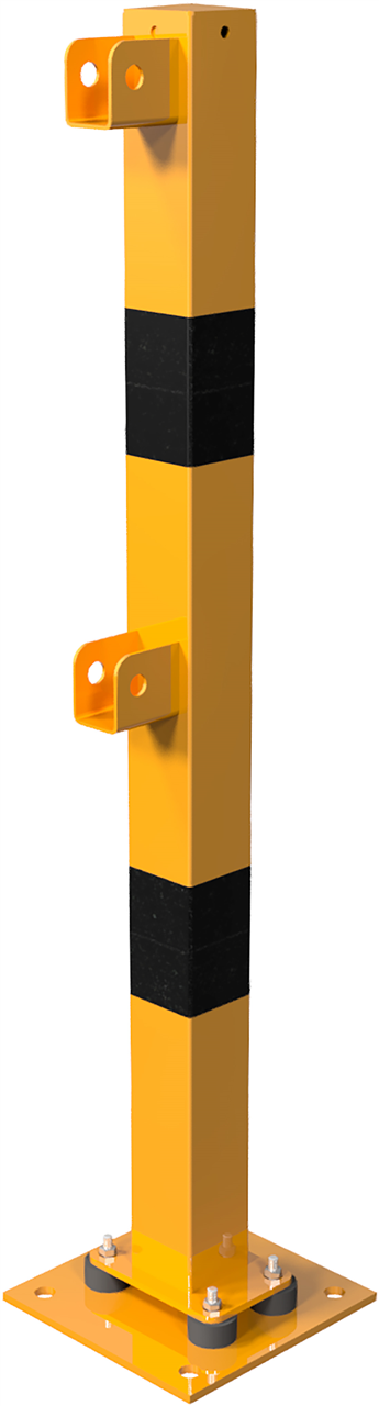 Schake Stâlp de protecție, 220 × 220 mm, fix, cod 4270NPBG