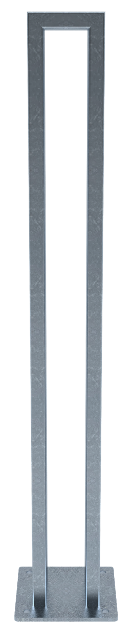 Schake Suport pentru biciclete, 80x20x2 mm, 150x150 mm, oțel zincat la cald