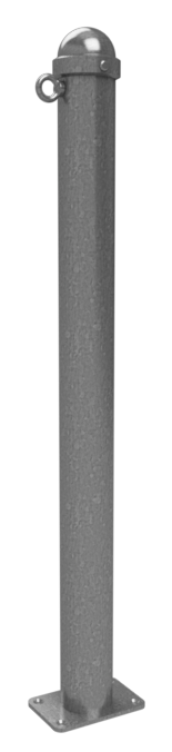Schake Bornă de protecție, seria 477B, RAL 7016, Ø 76 mm, 100 × 150 mm, oțel zincat, cod 477PB+1