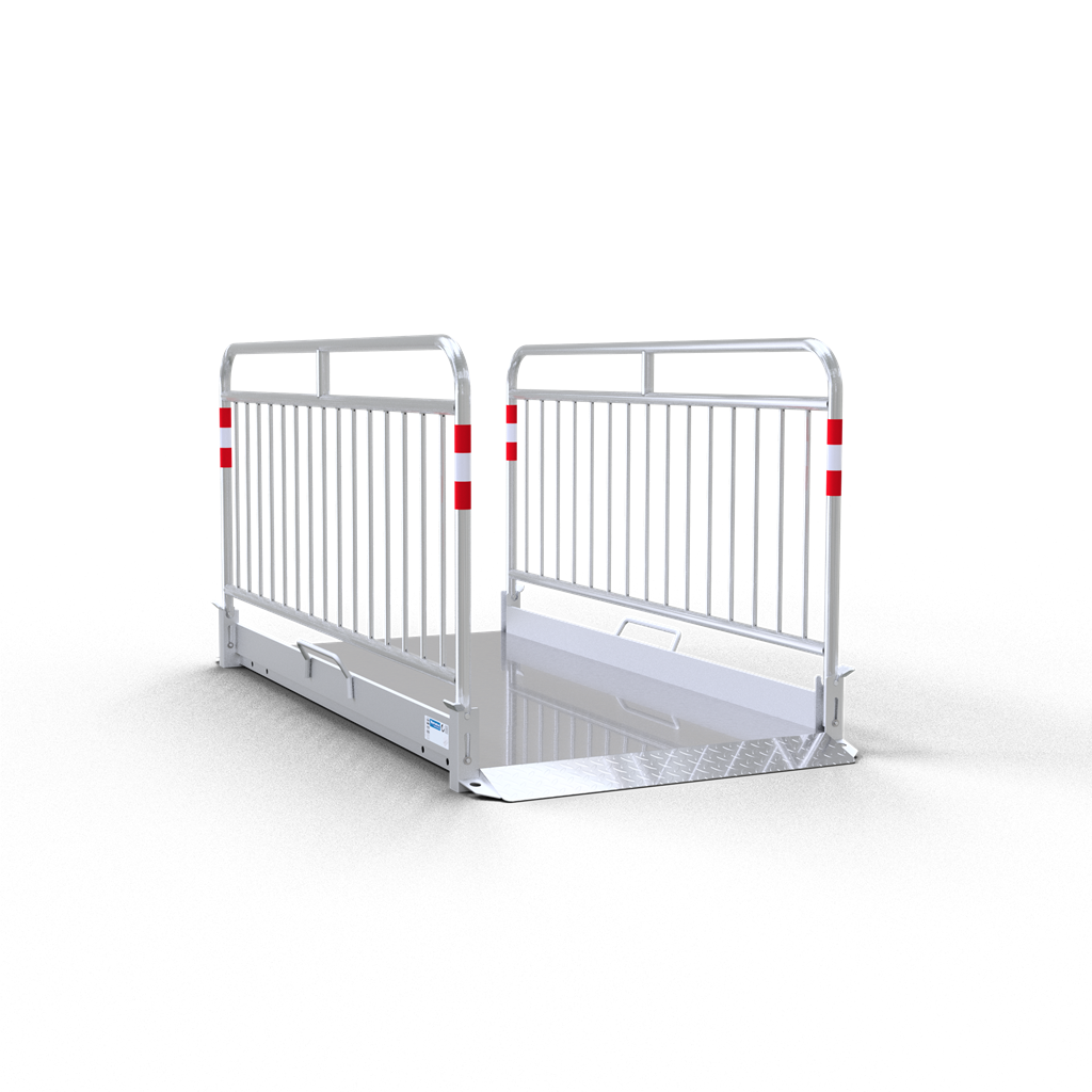 Schake Balustradă de protecție, 1 m, 2,30 m, aluminiu