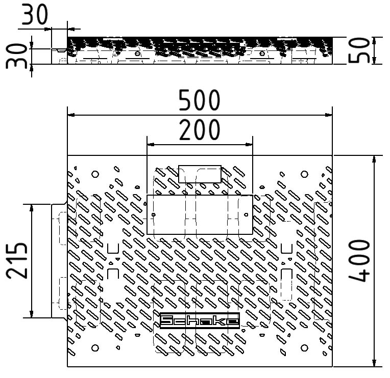 Schake Limitator de viteză sau rampă, tip Nox, cod 3392-50