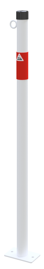 Schake Stâlp de protecție, Ø 42 × 2,5 mm, oțel zincat la cald, fix, cod 4042PB/1
