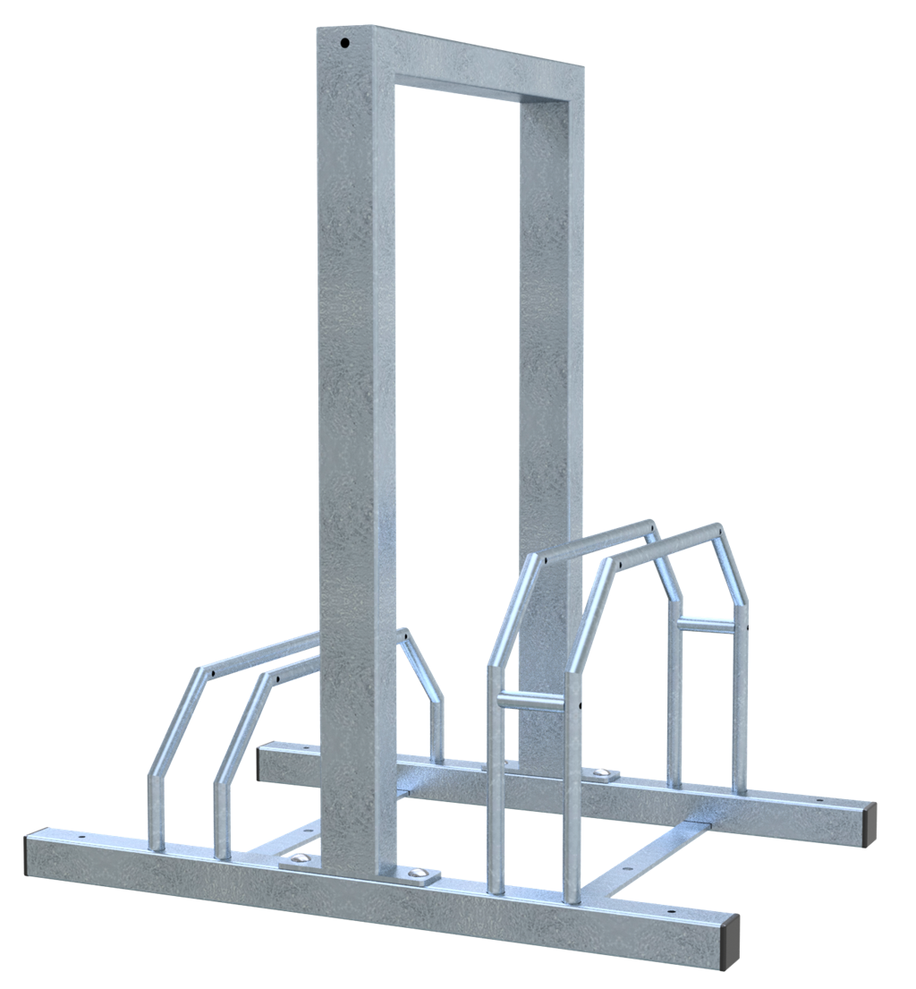 Schake Suport pentru biciclete, set, 60 × 40 mm, oțel zincat la cald, cod 421_20H
