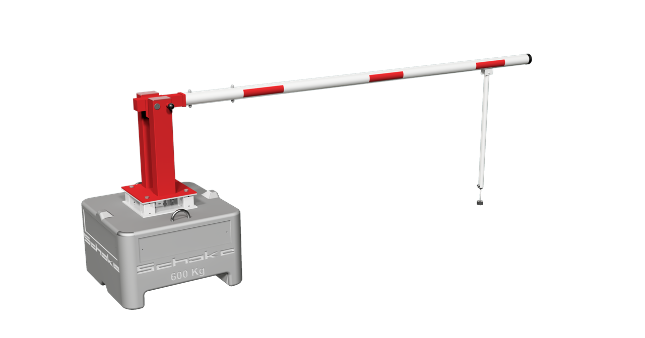 Schake Barieră manuală, mobil, cu închidere, cod 415_41FPBM