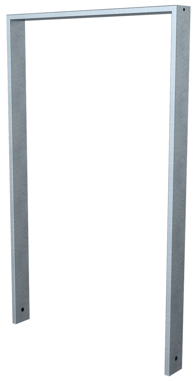 Schake Suport pentru biciclete, DB 703, 80 × 20 mm, oțel zincat la cald, pentru betonare, cod 458_075