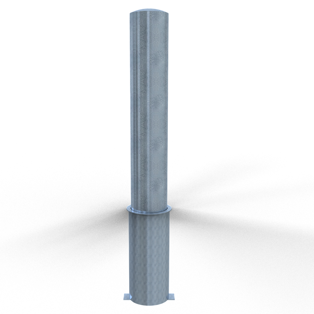 Schake Bornă de protecție, Ø 193 × 3,6 mm, oțel zincat la cald, demontabil, cu închidere, cod 40191H