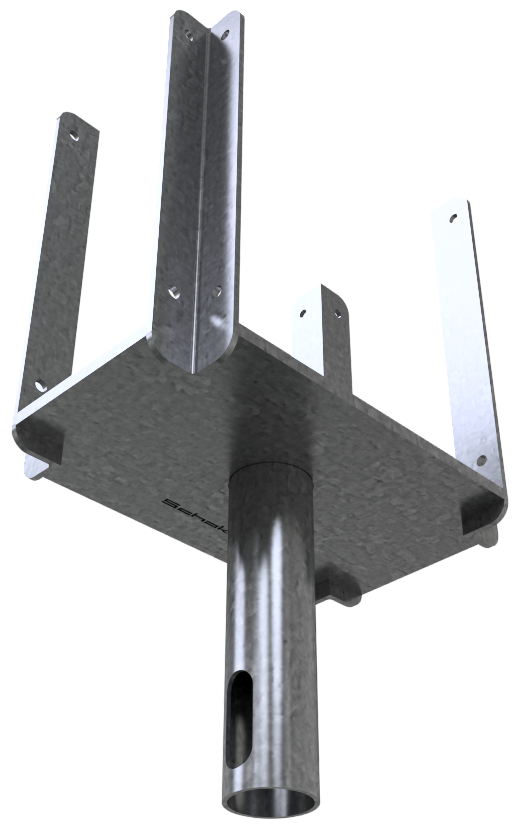Schake Pop de cofraj, tip standard, Ø 38 mm, oțel zincat, fix