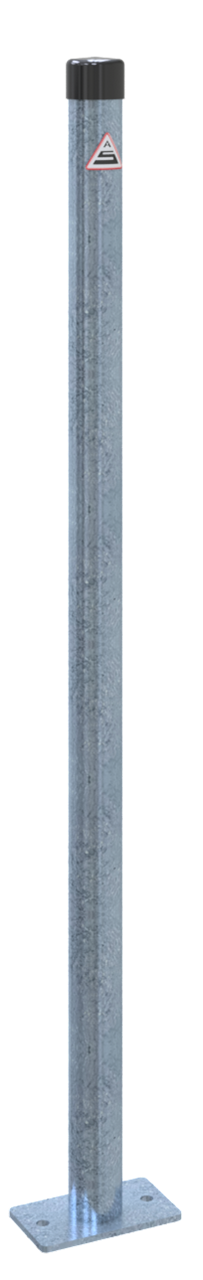Schake Stâlp de protecție, Ø 42 × 2,5 mm, oțel zincat la cald, fix, cod 4042P