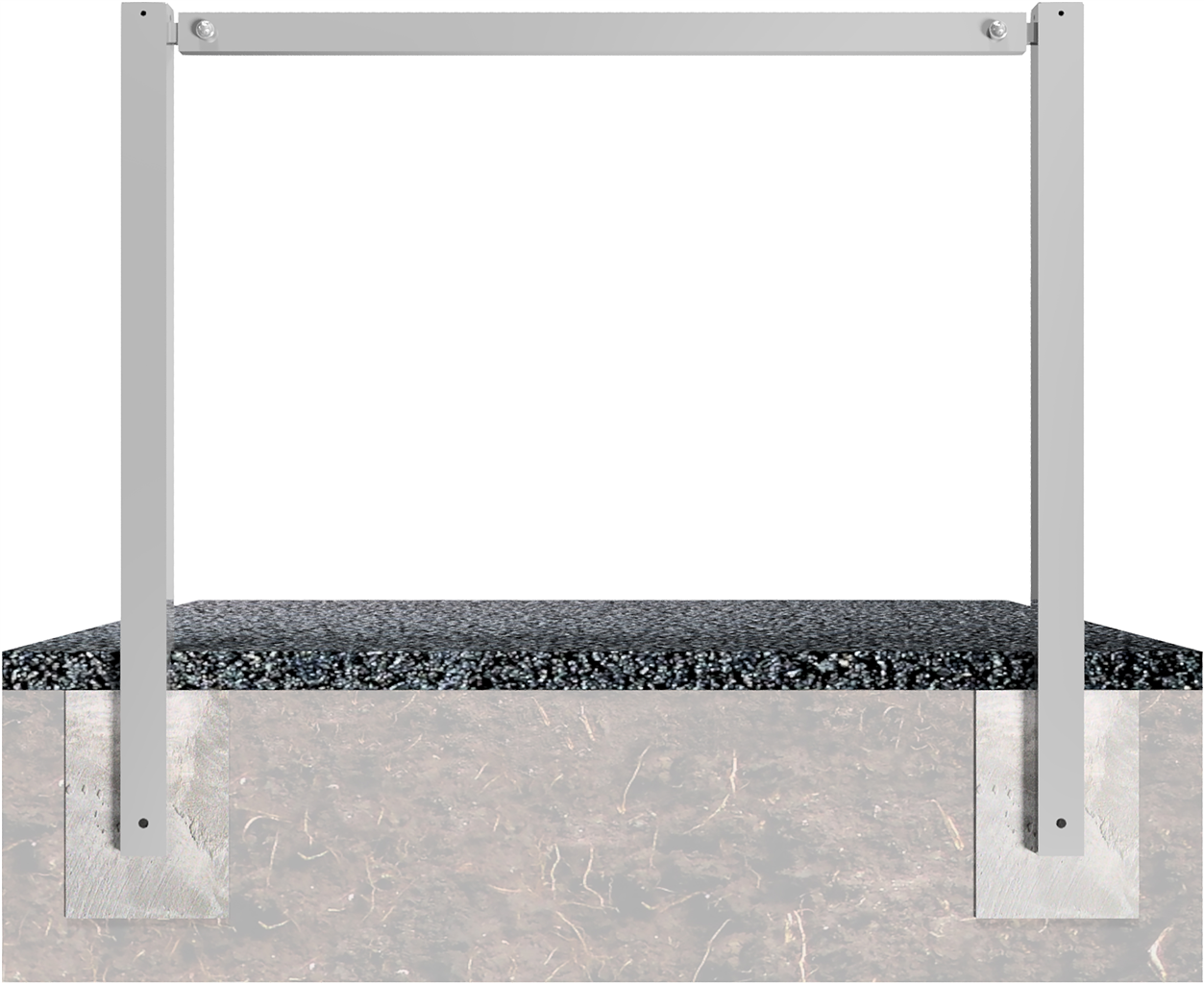 Schake Barieră de acces, 70 × 70 mm, 60 × 40 mm, oțel zincat la cald, fix, cod 414_15