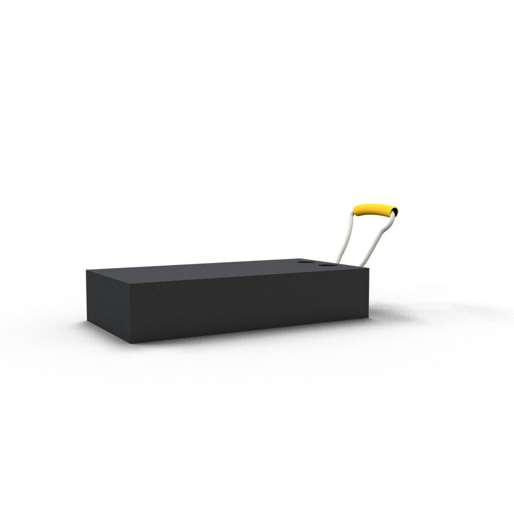 Schake Placă de protecție pentru sol, 500 × 250 × 100 mm, plastic