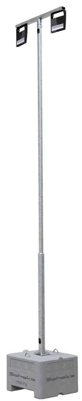 Schake Lampă de avertizare, set, Ø 108 mm, 4 m, oțel zincat