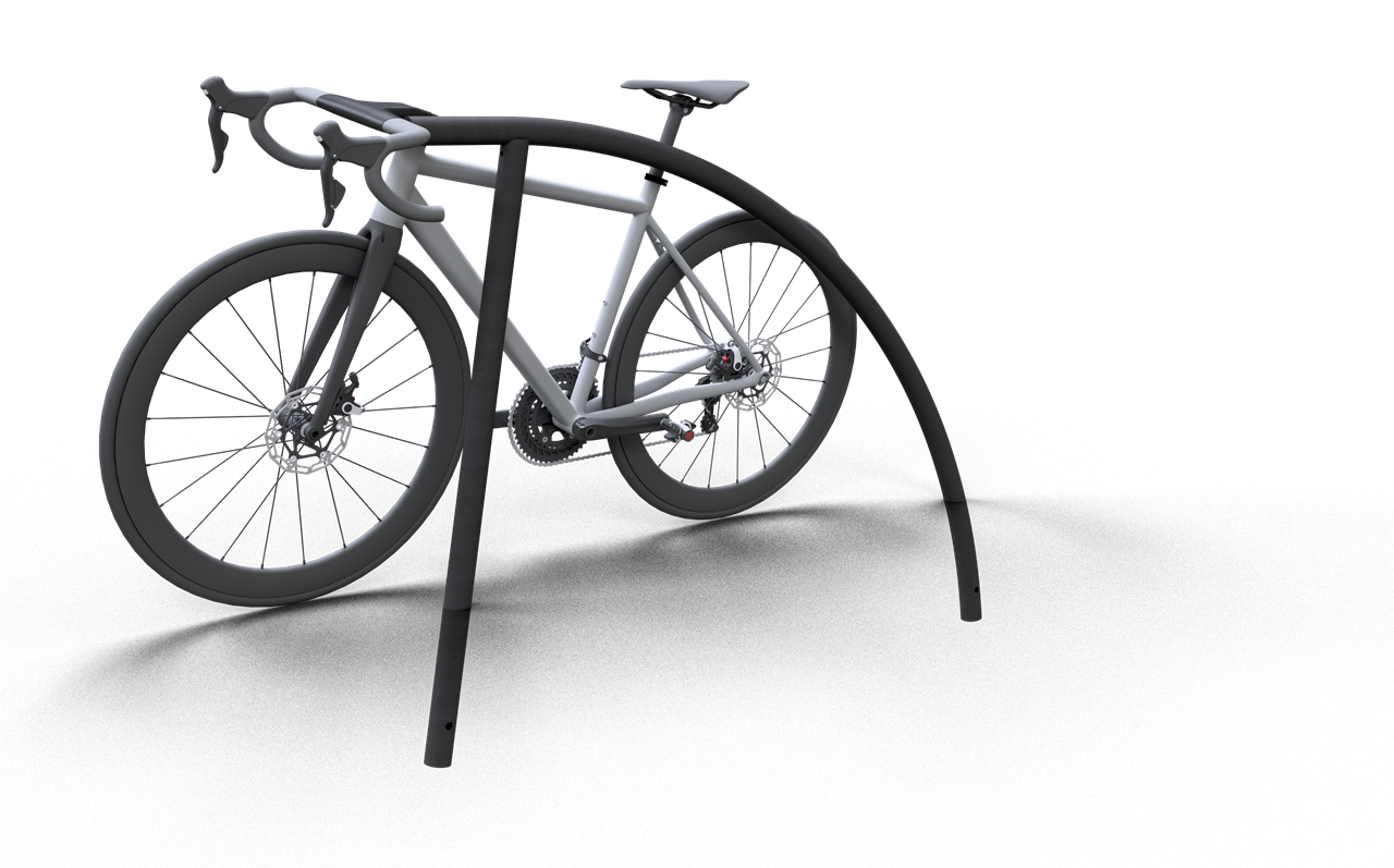 Schake Suport pentru biciclete, DB 703, Ø 48 mm, oțel zincat la cald, pentru betonare
