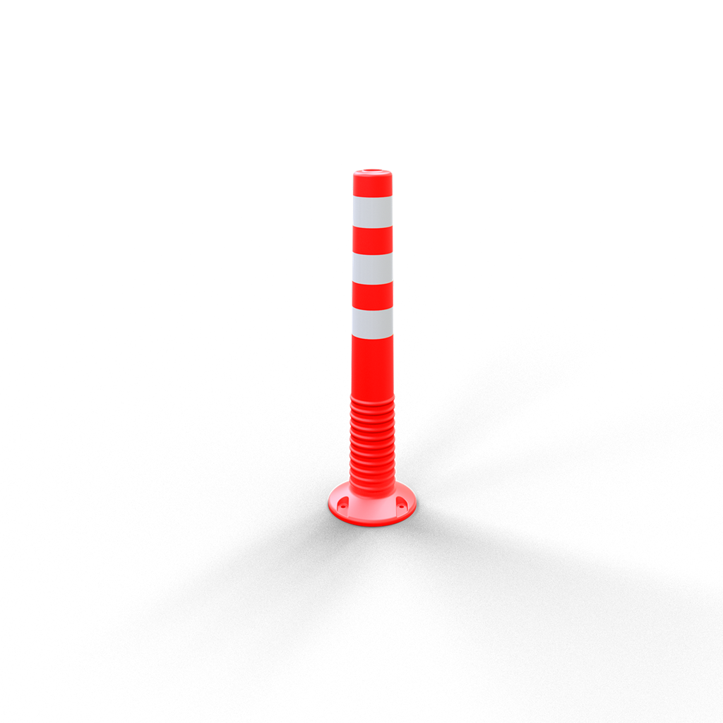 Schake Stâlp de protecție, Flexipost, Ø 80 mm, roșu/alb, cod 412212