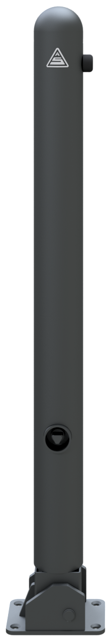 Schake Bornă de protecție, seria 4077B, DB703, Ø 76 mm, 100 × 150 mm, pliabil