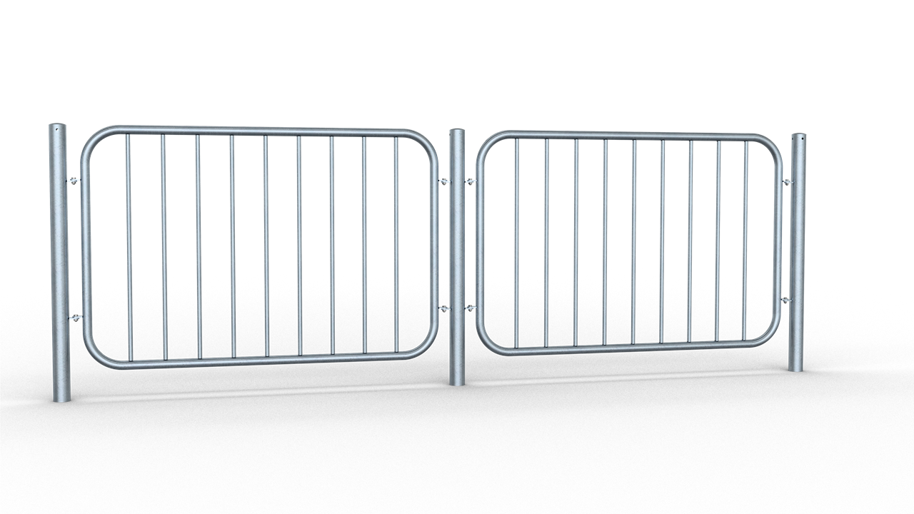 Schake Balustradă de siguranță, oțel zincat la cald, fix, cod 418_35