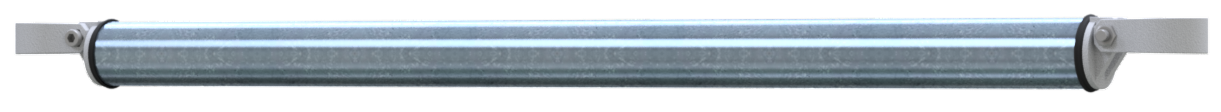 Schake Balustradă de protecție, Ø 60 mm, 100 × 150 mm, oțel zincat la cald, fix, cod 419_610