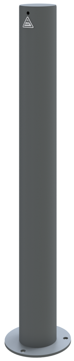 Schake Bornă de protecție, DB 703, Ø 102 mm, 100 × 150 mm, oțel zincat la cald, fix