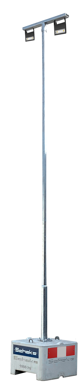 Schake Lampă de avertizare, set, 4 m, oțel zincat, pliabil, cod 353140-IF-SET1