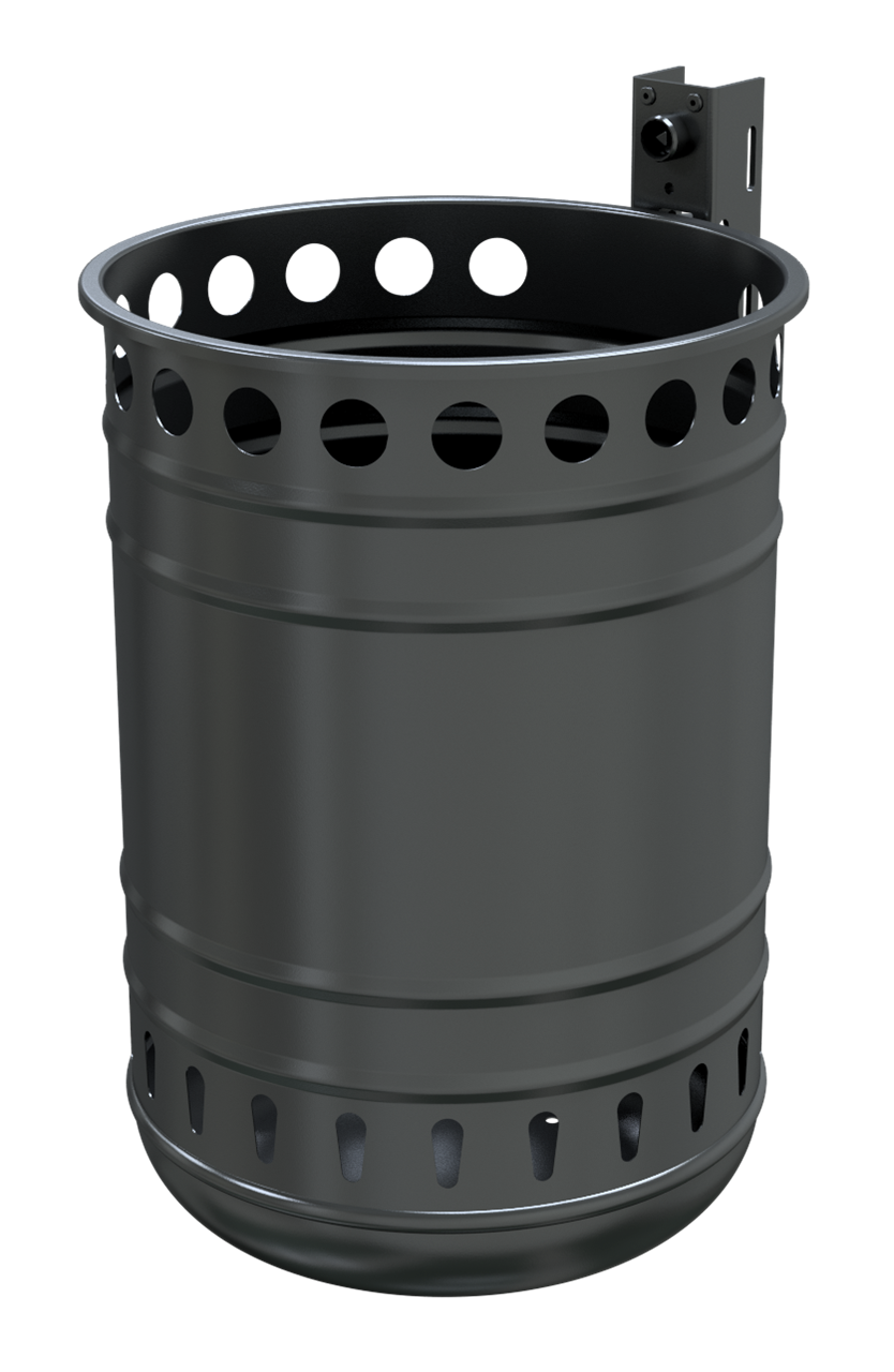 Schake Coș de gunoi, DB 703, Ø 320 mm, oțel zincat