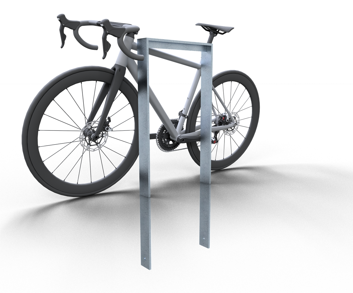 Schake Suport pentru biciclete, DB 703, 80 x12 mm, 30 × 5 mm, oțel zincat la cald, cod 4152_045