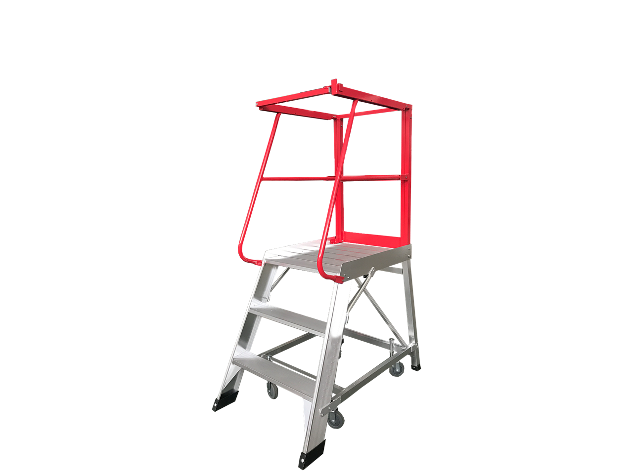 Schake Scară de șantier, aluminiu, mobil, cod 72530