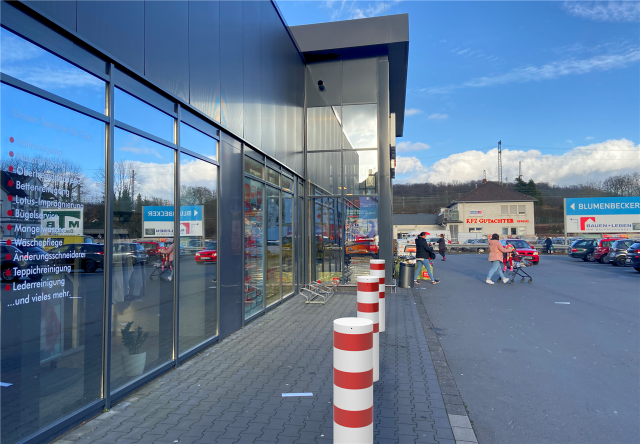 Schake Bornă de protecție, Ø 323 × 5 mm, oțel zincat la cald, fix, pentru betonare, cod 40321