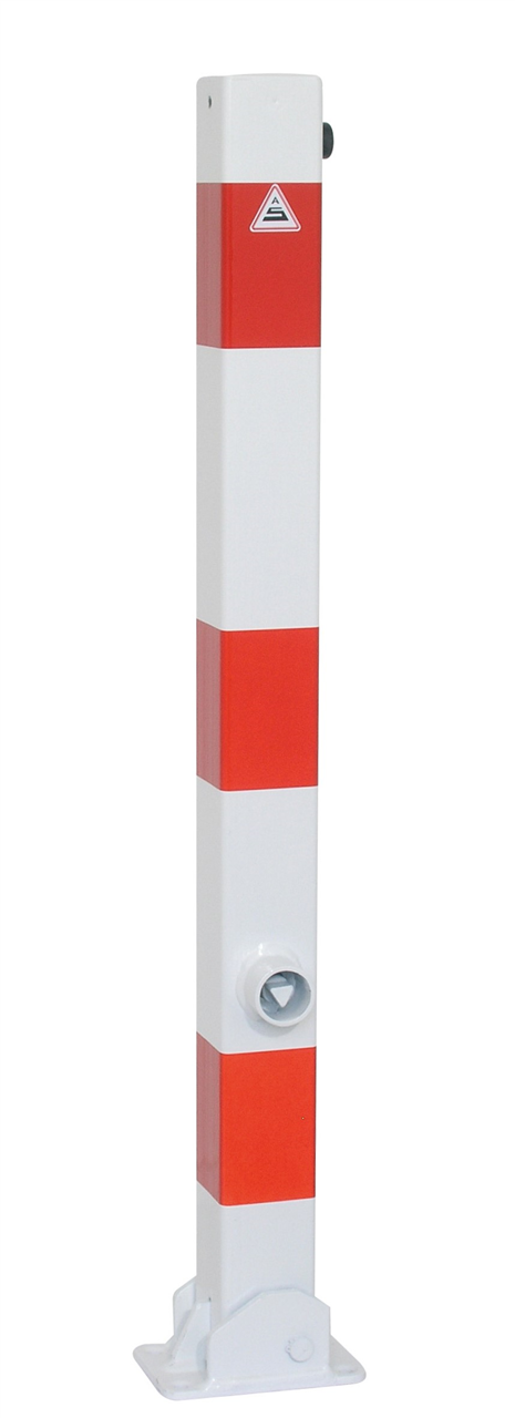 Schake Stâlp de protecție, 70 × 70 mm, oțel zincat la cald, pliabil, cu închidere, pentru betonare, cod 470FUH