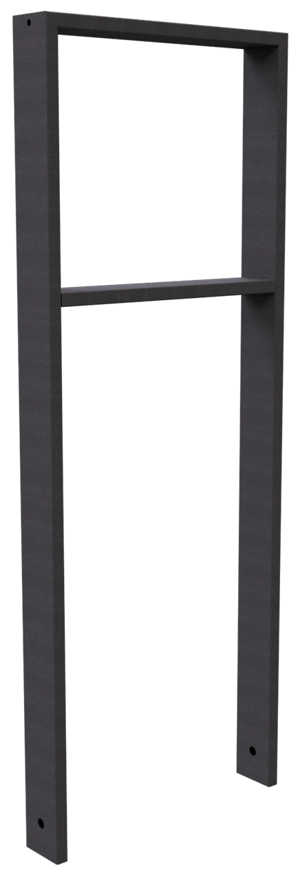 Schake Suport pentru biciclete, DB 703, 80 × 20 mm, oțel zincat la cald, pentru betonare, cod 459_045B