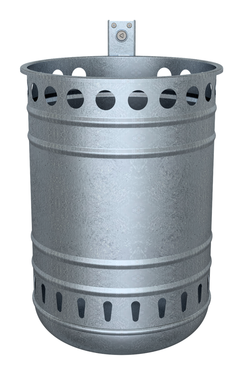 Schake Coș de gunoi, Ø 320 mm, oțel zincat