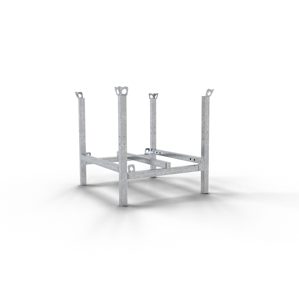Schake Gard de delimitare pentru evenimente, 60 × 60 mm, 1020 × 1075 × 1080 mm, oțel zincat, demontabil