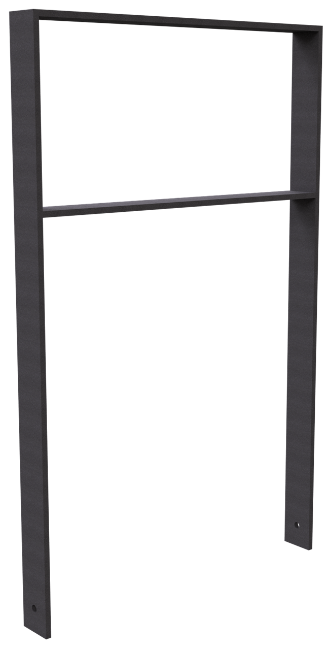 Schake Suport pentru biciclete, DB 703, 80 × 12 mm, oțel zincat la cald, pentru betonare, cod 453_075B