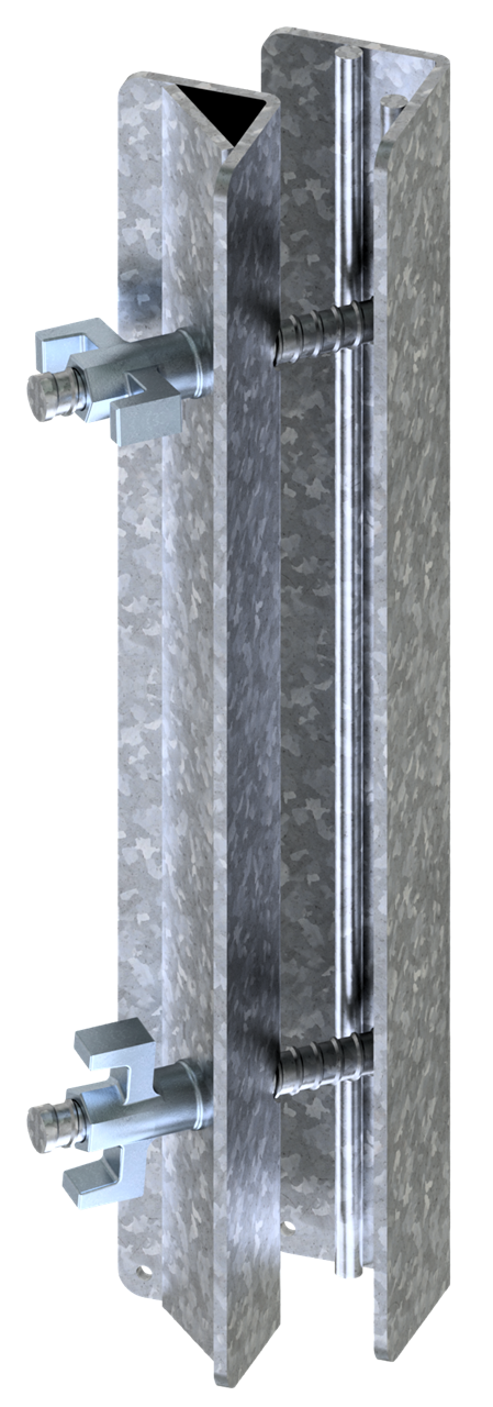Schake Accesoriu pentru cofraje, 72 × 72 mm, 62 × 62 mm, oțel zincat