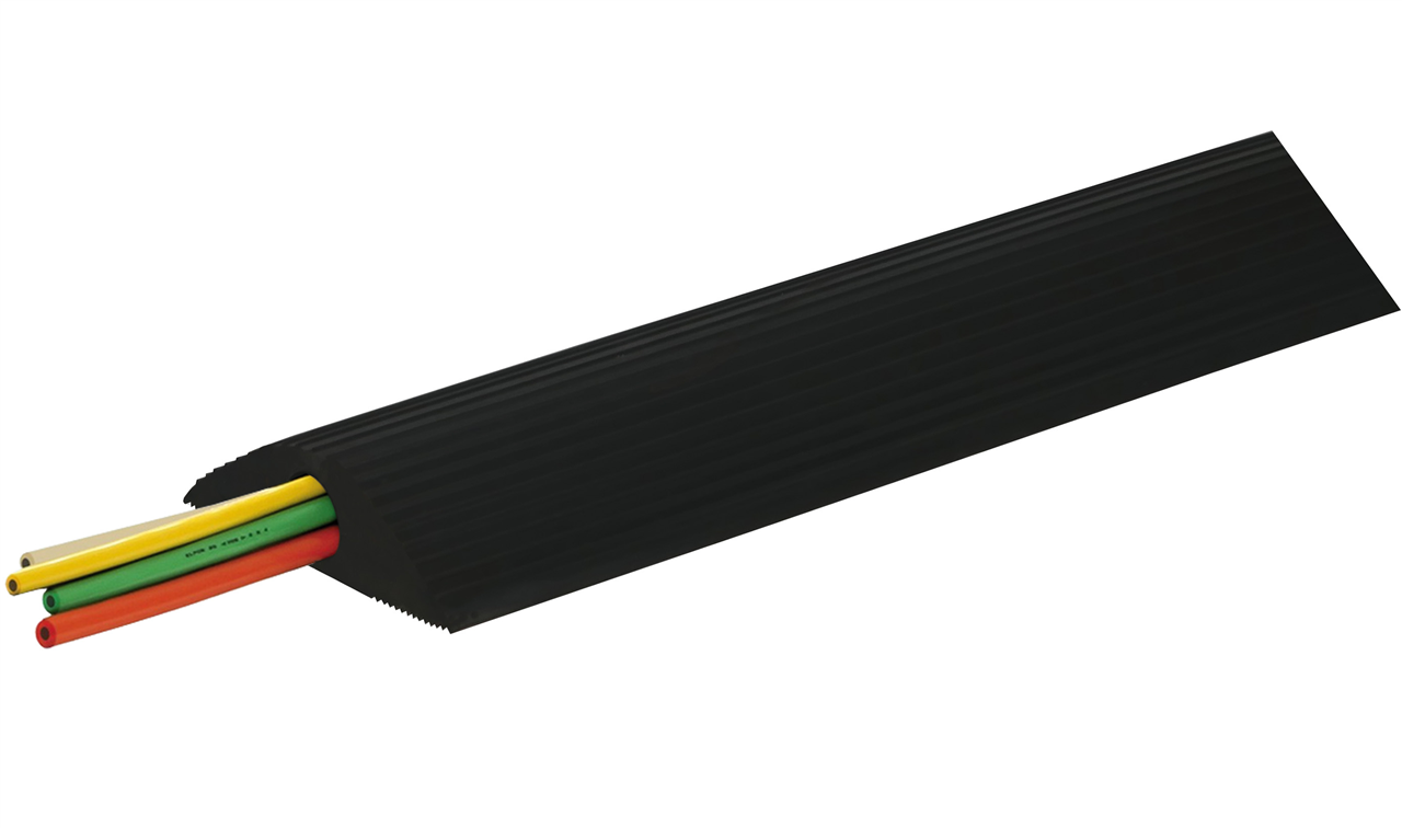 Schake Punte pentru furtunuri și cabluri, Ø 42 mm, 1500 × 200 × 55 mm, cauciuc