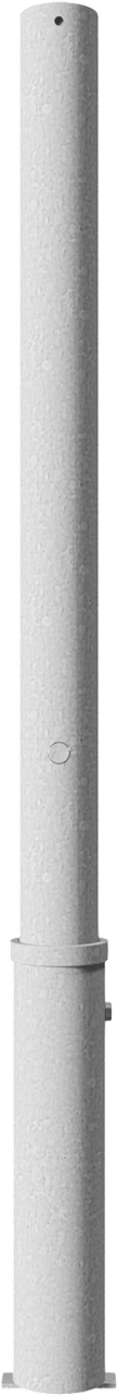 Schake Stâlp de protecție, Ø 76 × 2,6 mm, oțel zincat la cald, demontabil, cu închidere, cod 476F/1