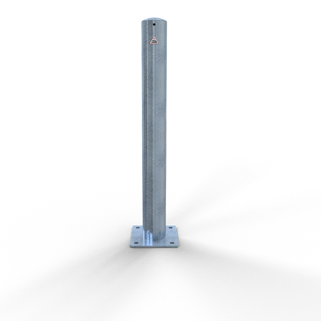 Schake Bornă de protecție, Ø 102 × 2,9 mm, oțel zincat la cald, fix, cod 491P