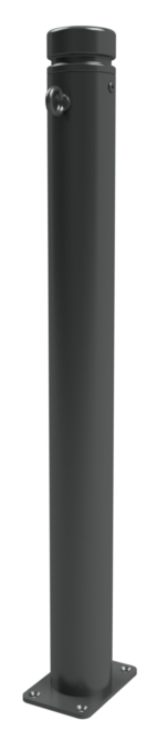 Schake Bornă de protecție, seria 482B, DB703, Ø 82 mm, 100 × 150 mm, oțel zincat la cald, cod 482PB+1