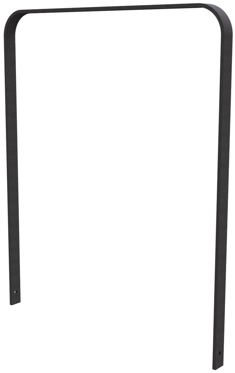 Schake Suport pentru biciclete, DB 703, 50 × 12 mm, 80 × 12 mm, oțel zincat la cald, pentru betonare, cod 4050_100B