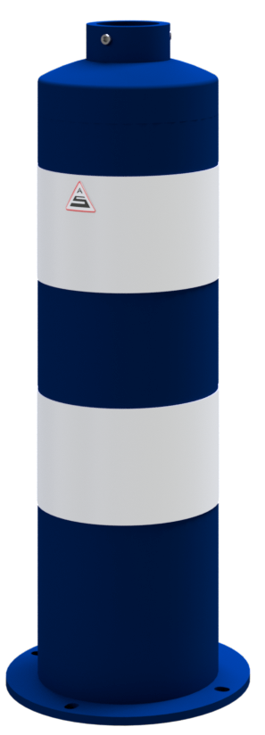 Schake Stâlp de protecție, tip RA2/B, RAL5005, Ø 178 mm, Ø 240 mm, oțel zincat la cald