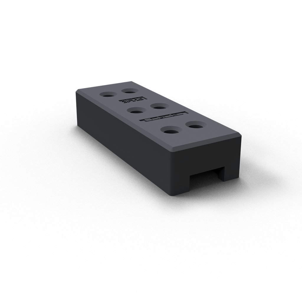 Schake Talpă pentru gard mobil, Ø 42 mm, plastic, mobil, cod 3F110