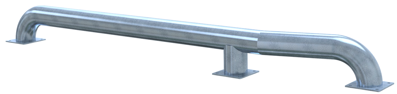 Schake Barieră pentru parcare, Ø 152,4 mm, oțel zincat la cald, cod 40157R
