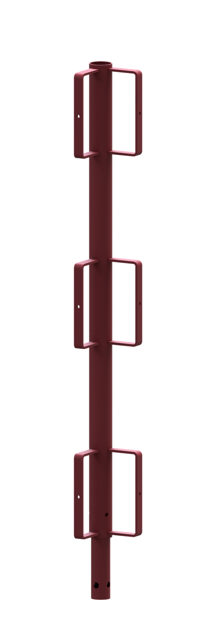 Schake Stâlp de protecție, Ø 48 mm, Ø 48,3 mm, pliabil, cod 11278G