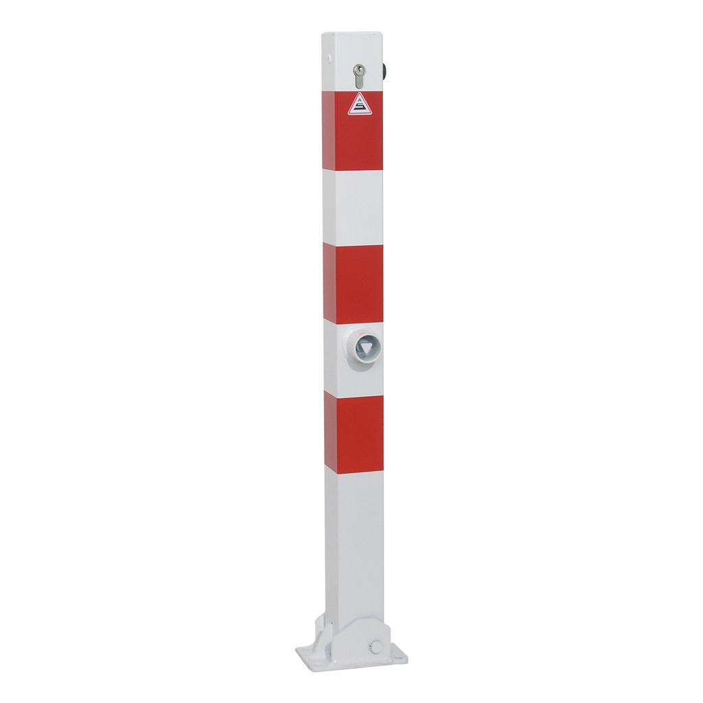 Schake Stâlp de protecție, 70 × 70 mm, 100 × 150 mm, oțel zincat la cald, fix, pliabil, cod 470FUZ