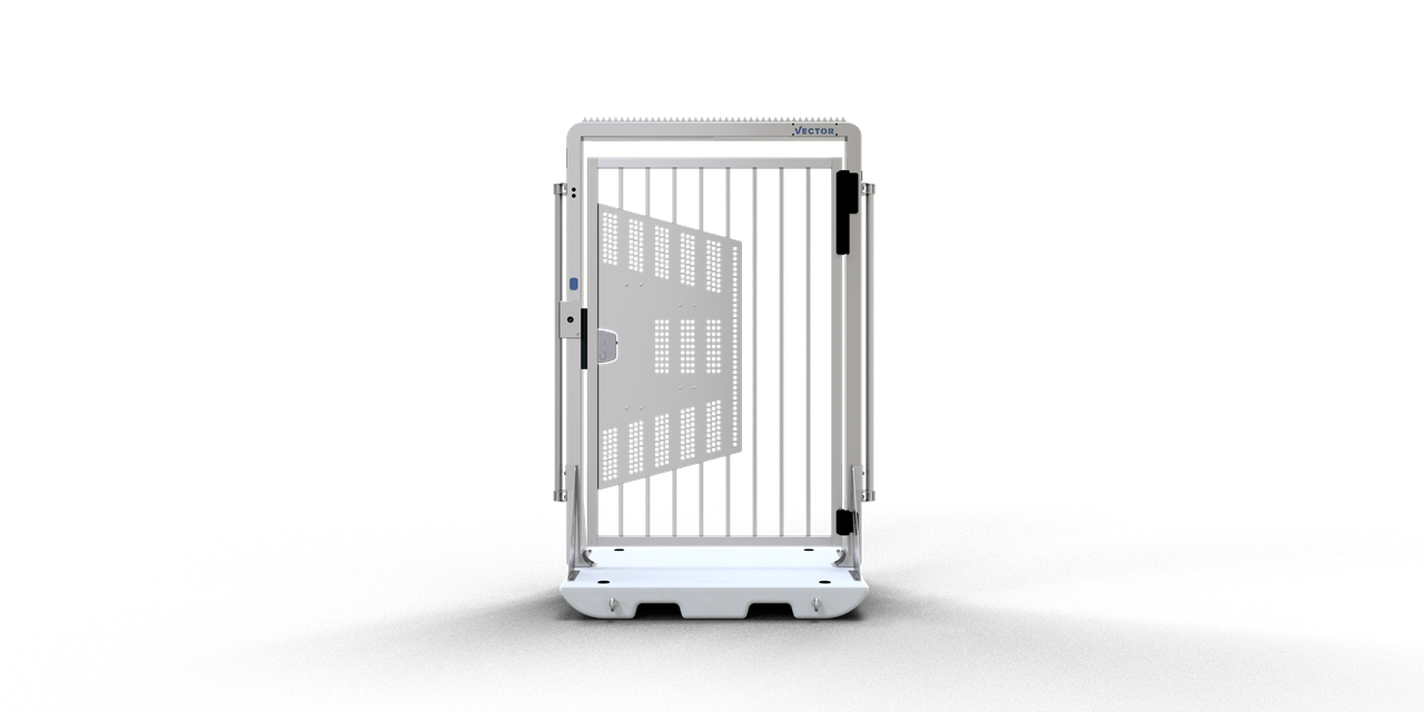 Schake Gard mobil, 1200 × 1500 × 2350 mm, oțel zincat, mobil, cod 3BFT12B-M