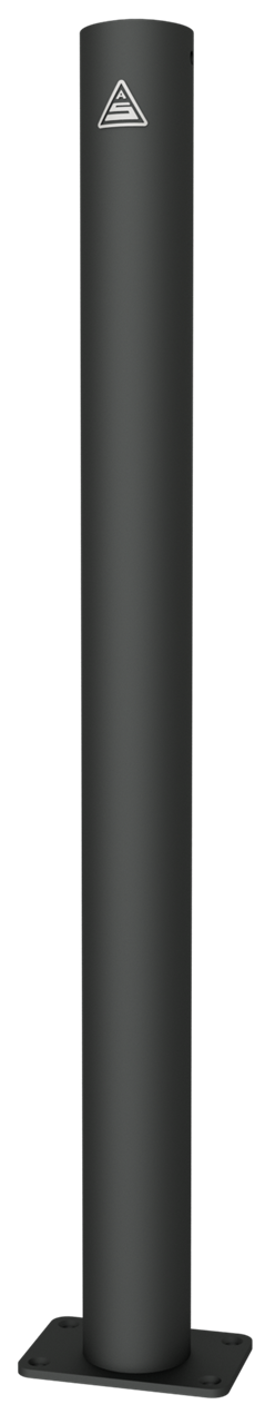Schake Stâlp de protecție, tip 1, DB 703, Ø 76 mm, 100 × 150 mm, oțel zincat la cald