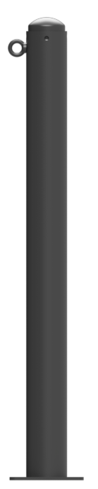 Schake Bornă de protecție, seria 480B, RAL 7016, Ø 82 mm, 100 × 150 mm, oțel zincat la cald, cod 480PB+1