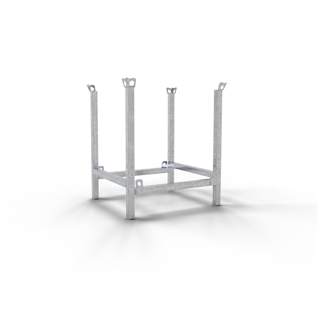 Schake Gard de delimitare pentru evenimente, 60 × 60 mm, 1020 × 920 × 1215 mm, oțel zincat, demontabil, cod 419S-5